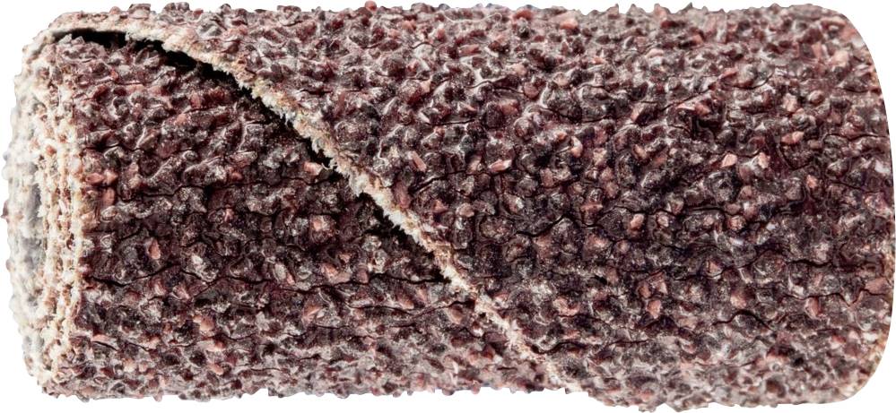Éponge de nettoyage brun, enroulée, à texture rugueuse. Fréquemment utilisée pour le nettoyage des surfaces.