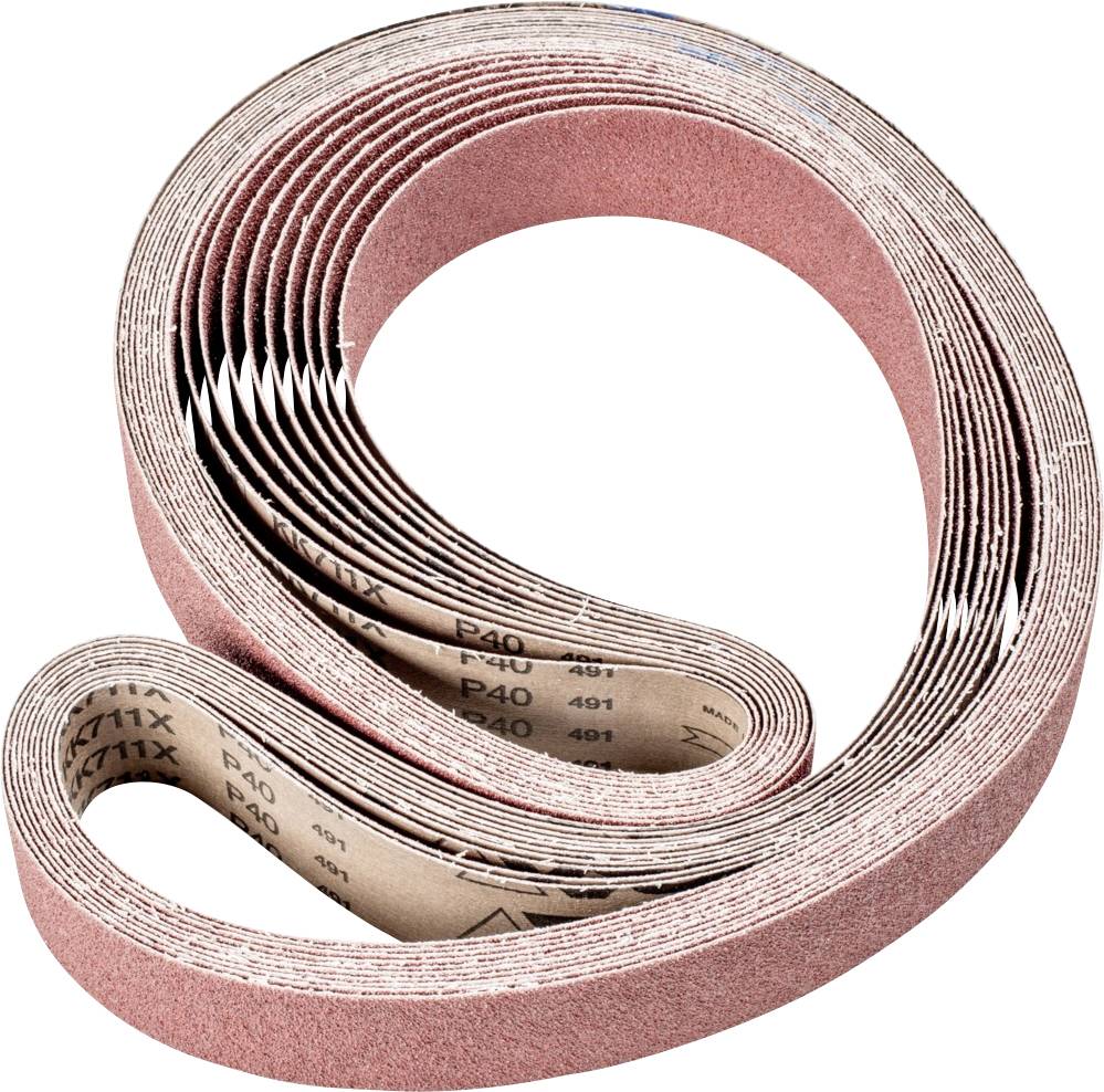 Une bande abrasive enroulée en spirale, portant le numéro de grain 'P40'. Adaptée pour un ponçage grossier sur bois ou métal.