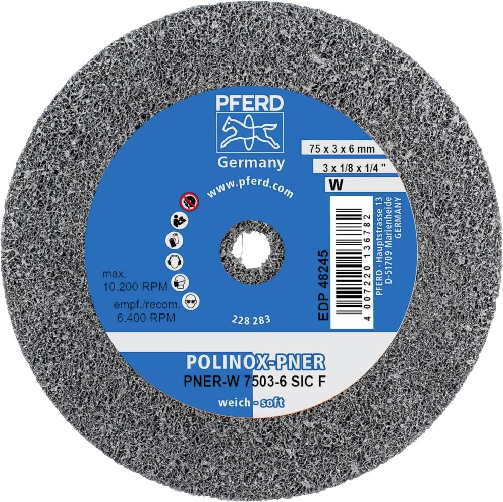PFERD 47803086 Roue de ponçage À CHEVAL 75 mm 10 pc(s)