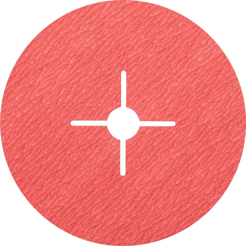 Un cercle rouge avec une croix de visée blanche au centre.