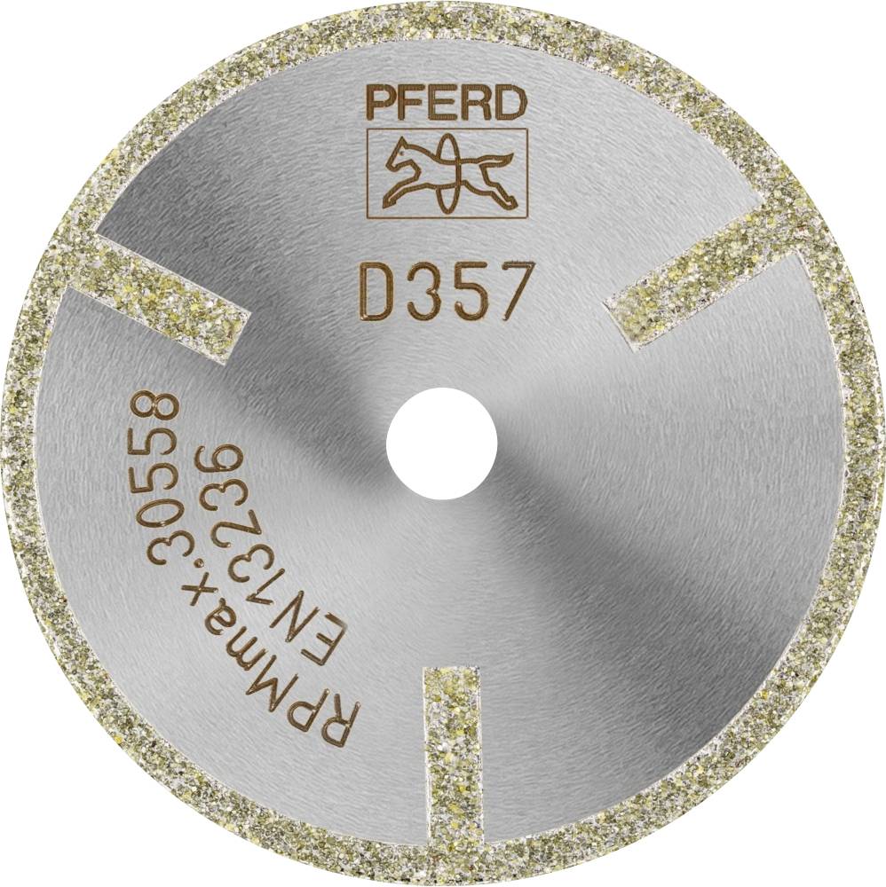 PFERD 68405163 D1A1R 50-2-10 D 357 GAG Disque à tronçonner diamanté Diamètre 50 mm Ø de perçage 10 mm Duroplast, Céramique