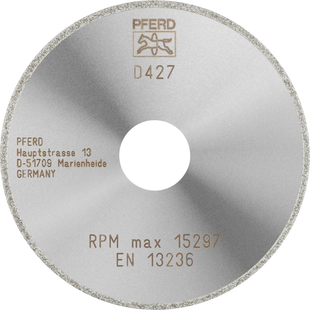 PFERD 68410237 D1A1R 100-2-22,23 D 427 GAD Disque à tronçonner diamanté Diamètre 100 mm Ø de perçage 22.23 mm Duroplast
