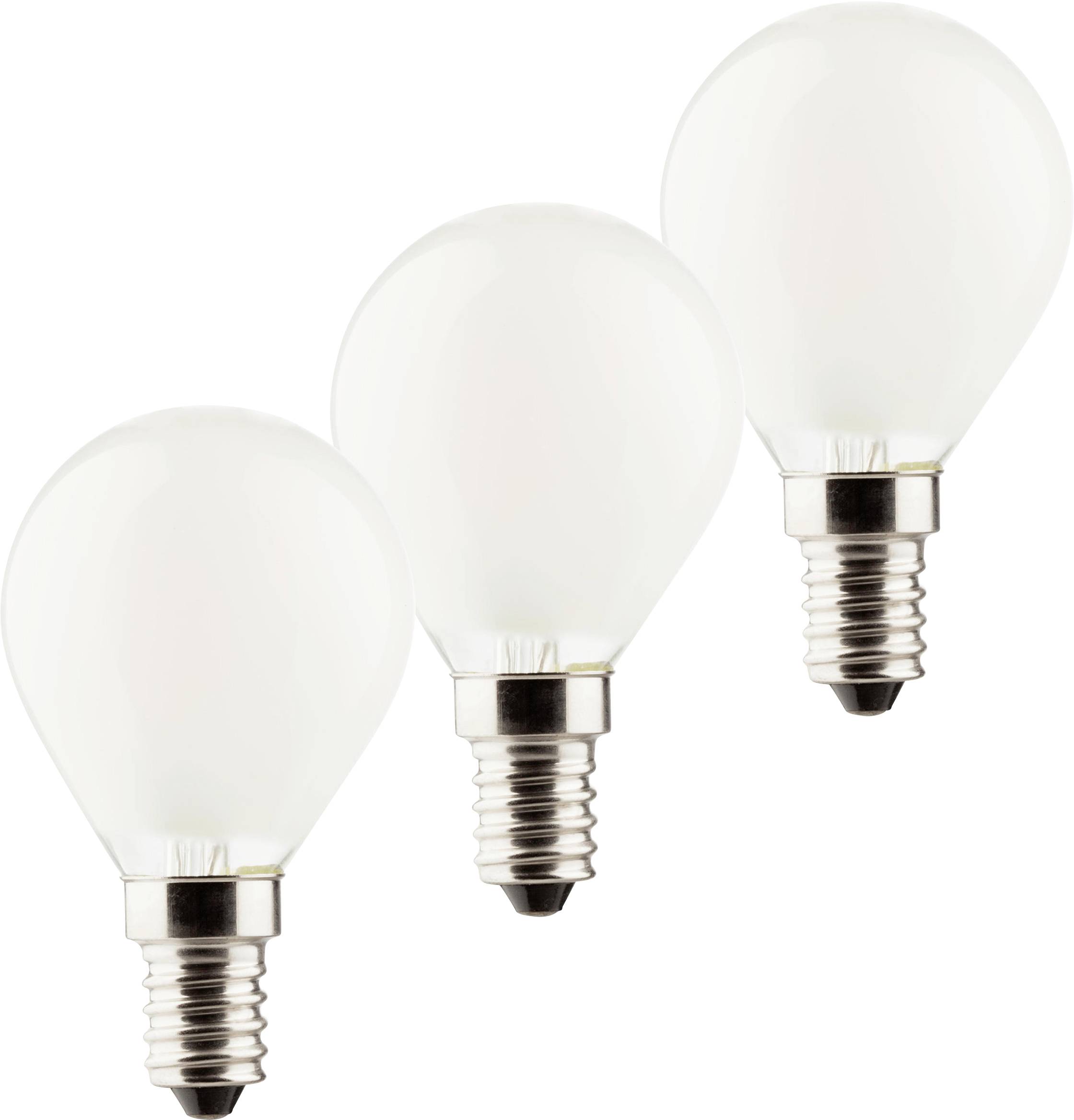 Müller-Licht 400294 LED CEE E (A - G) E14 forme de goutte 4.2 W = 40 W blanc chaud 3 pc(s)