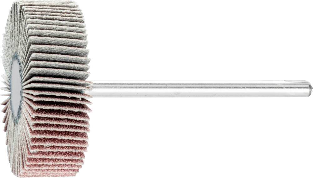 Mandrin de polissage à plusieurs disques abrasifs, adapté aux outils de tournage dans l'usinage des métaux.