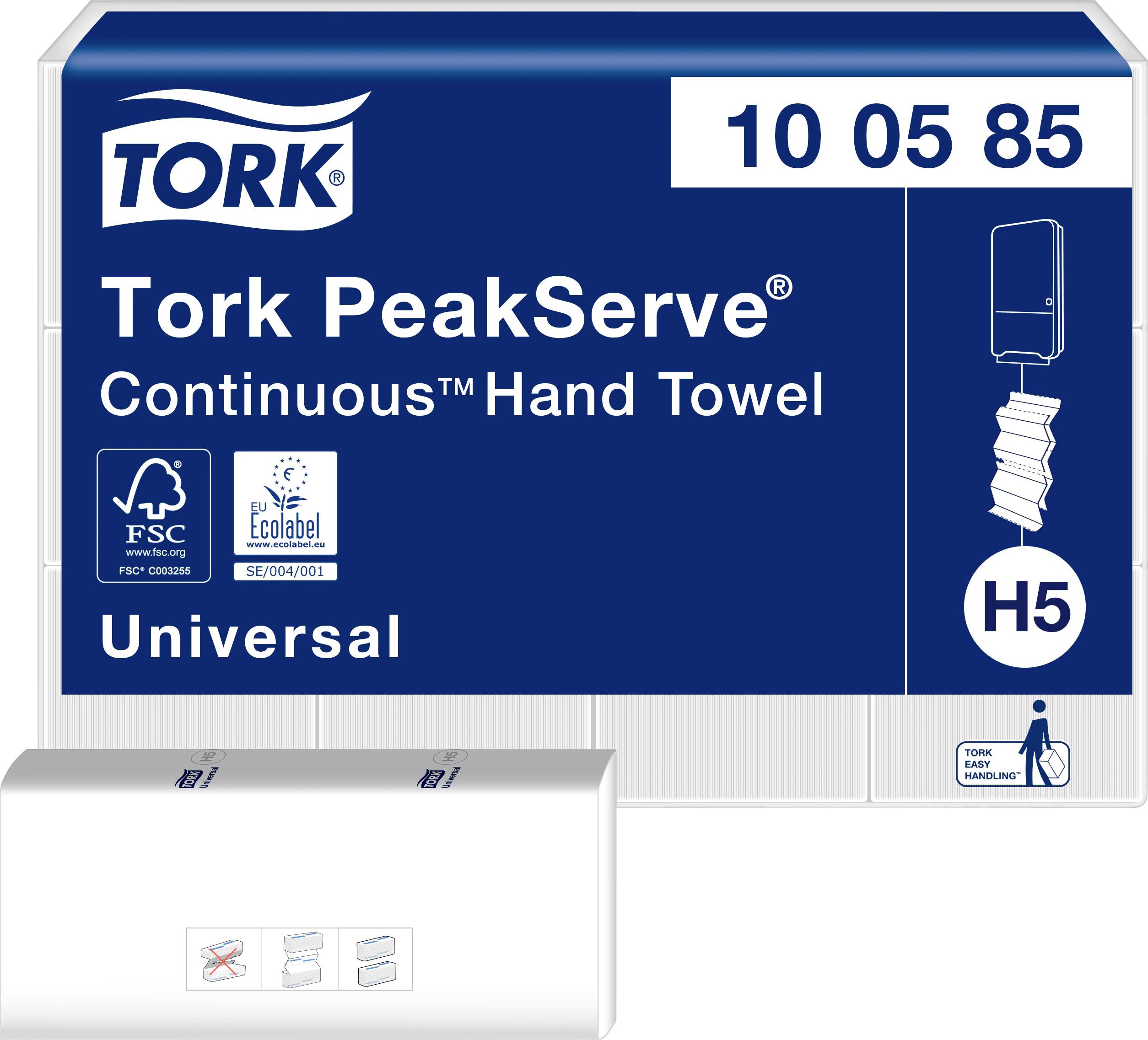 TORK 100585 PeakServe® Essuie-main en papier blanc 4920 pc(s)