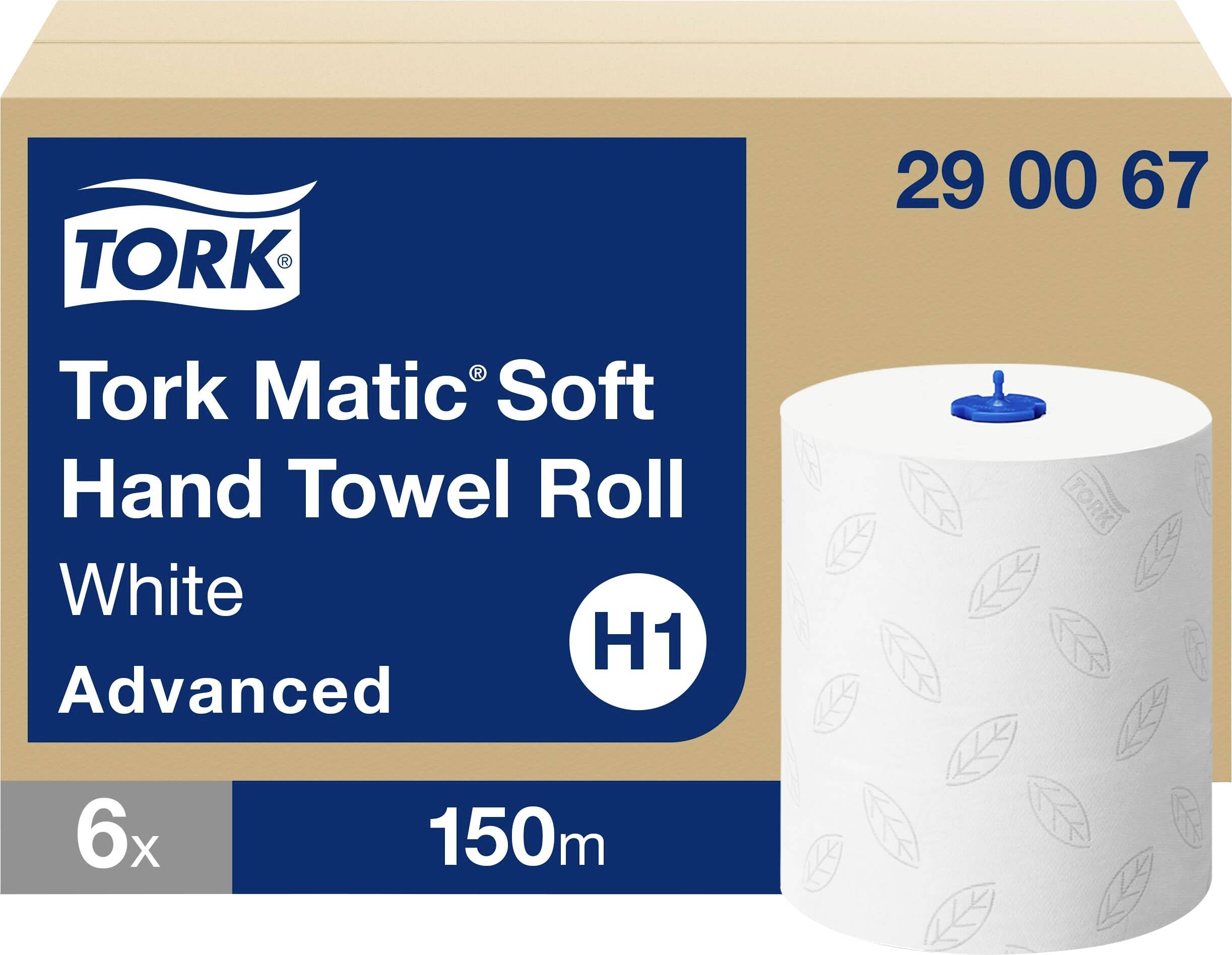 TORK 290067 Matic® Essuie-main en papier (L x l) 150 m x 21 cm blanc 900 m