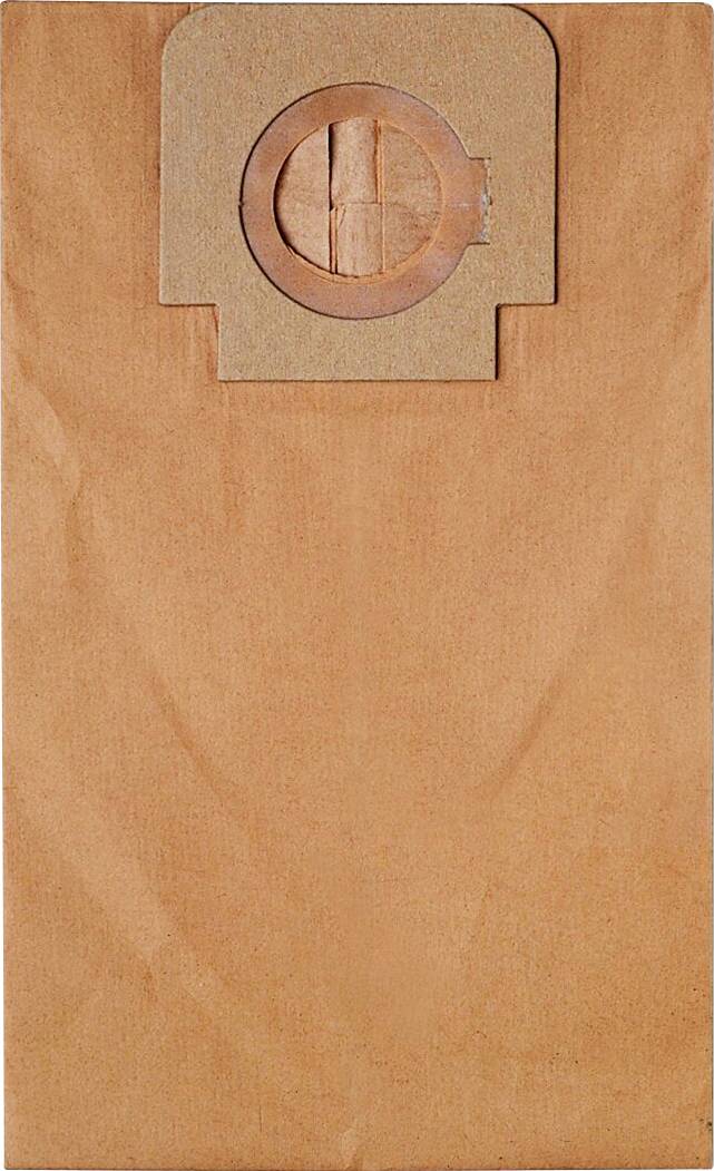 Sacs d'aspirateur en papier brun avec une ouverture circulaire en haut pour la fixation dans l'aspirateur.