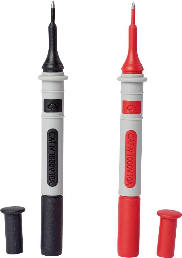 Pointe de touche Chauvin Arnoux P01295491Z femelle 4 mm CAT IV 1000 V rouge, noir 2 pc(s)