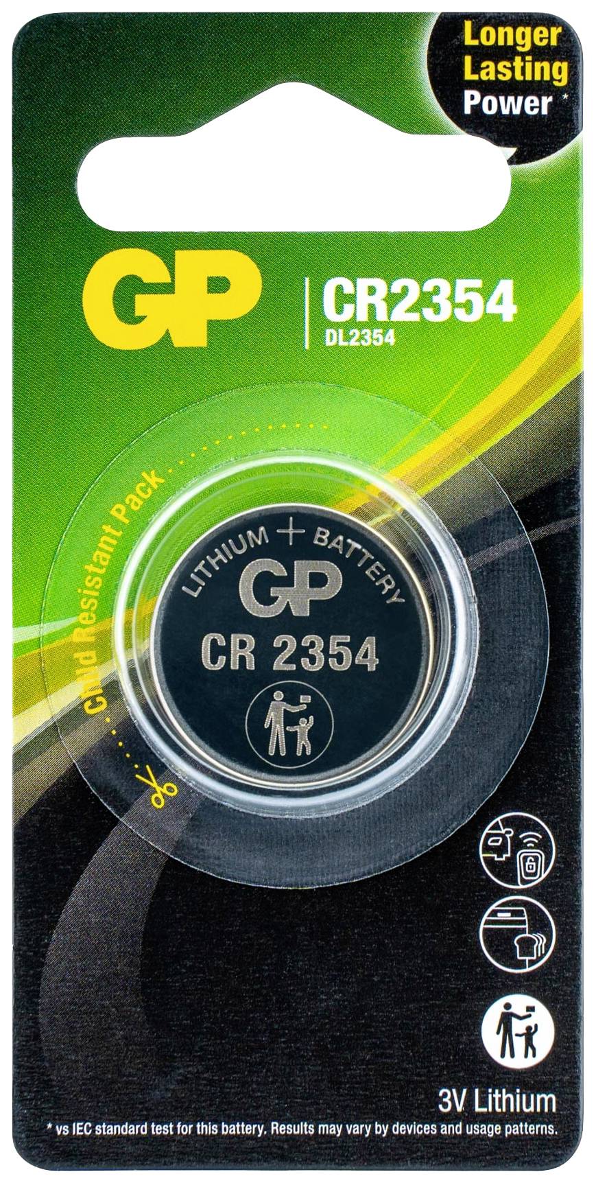 Pile bouton CR 2354 lithium GP 560 mAh 3 V 1 pc(s)