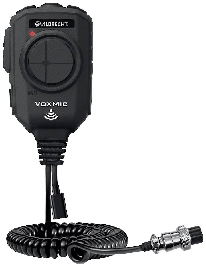 Microphones VOX Albrecht Albrecht VOX Mikrofon 4-polig Version 1 mit ANC, z.B. für Stabo CB-Funkgeräte 42120