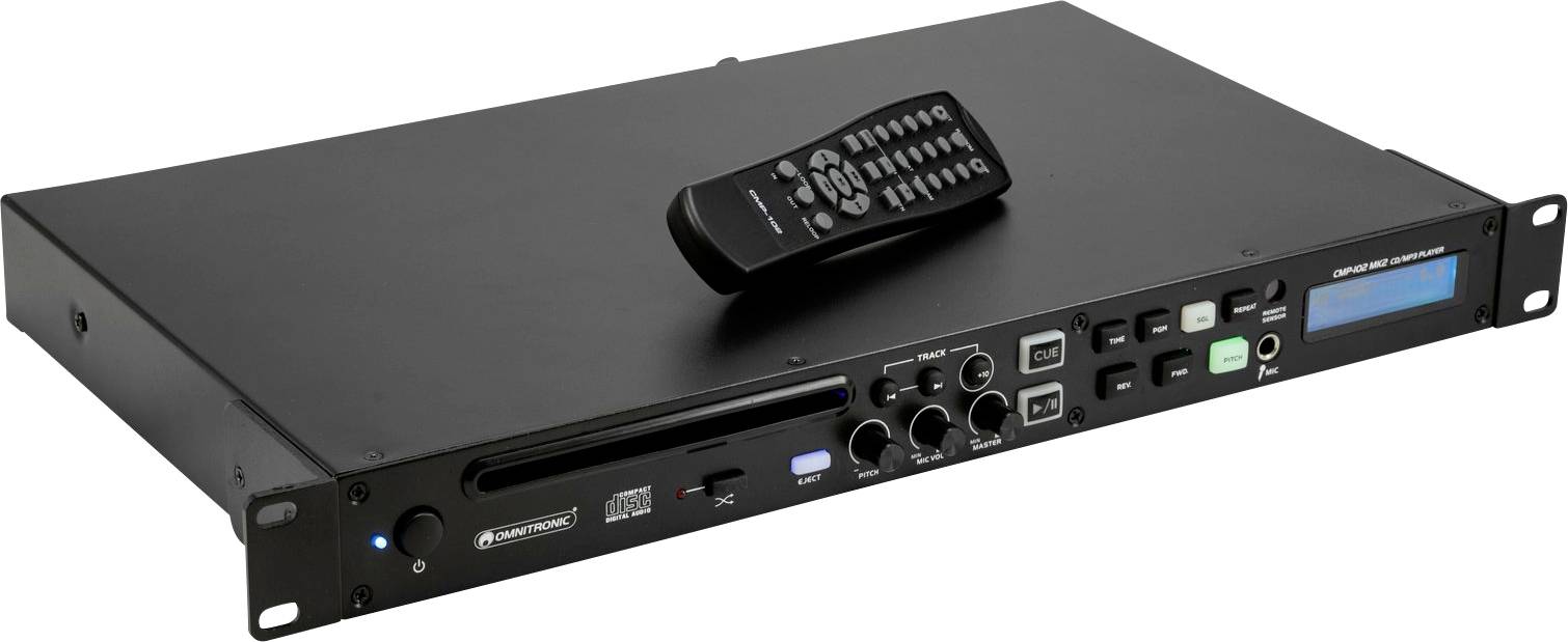 Omnitronic CMP-102 MK2 Lecteur CD 19"