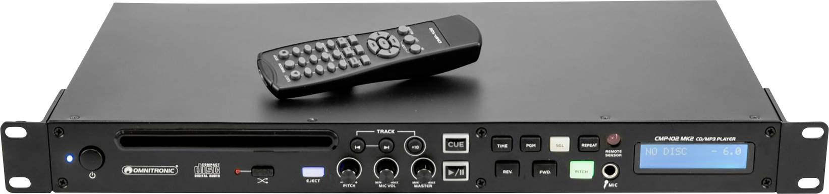 Omnitronic CMP-102 MK2 Lecteur CD 19"