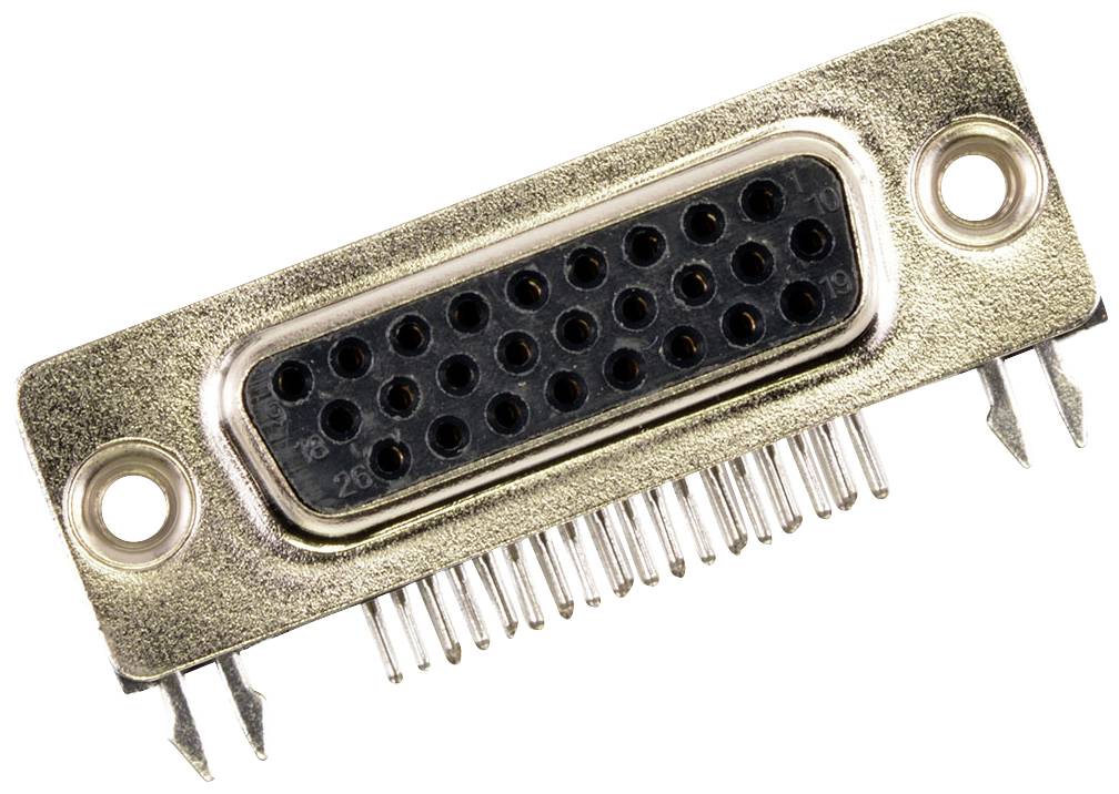 SUB-D mâle Molex 1731130134 Nombre de pôles: 26 à souder