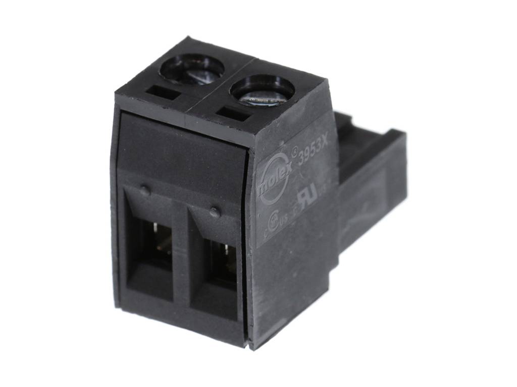 Molex Boîtier femelle pour câble Nbr total de pôles 2 Pas: 5.08 mm 395300002