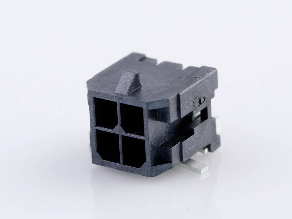 Molex Barrette mâle encastrable (standard) Nbr total de pôles 4 Pas: 3 mm 430450409 Tape on Full reel