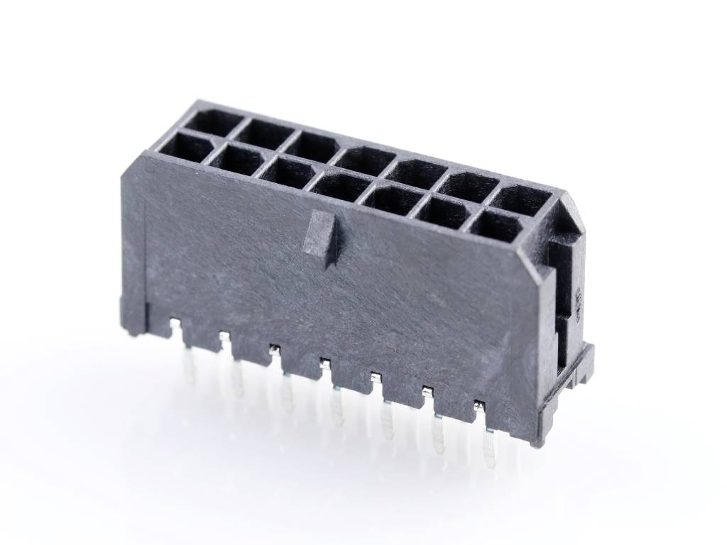 Molex Barrette mâle encastrable (standard) Nbr total de pôles 14 Pas: 3 mm 430451412 Tray