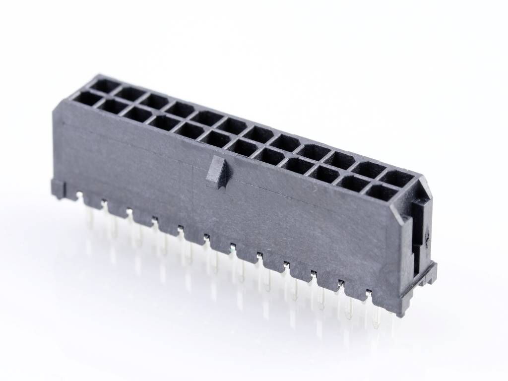 Molex Barrette mâle encastrable (standard) Nbr total de pôles 24 Pas: 3 mm 430452428 1 pc(s) Tray