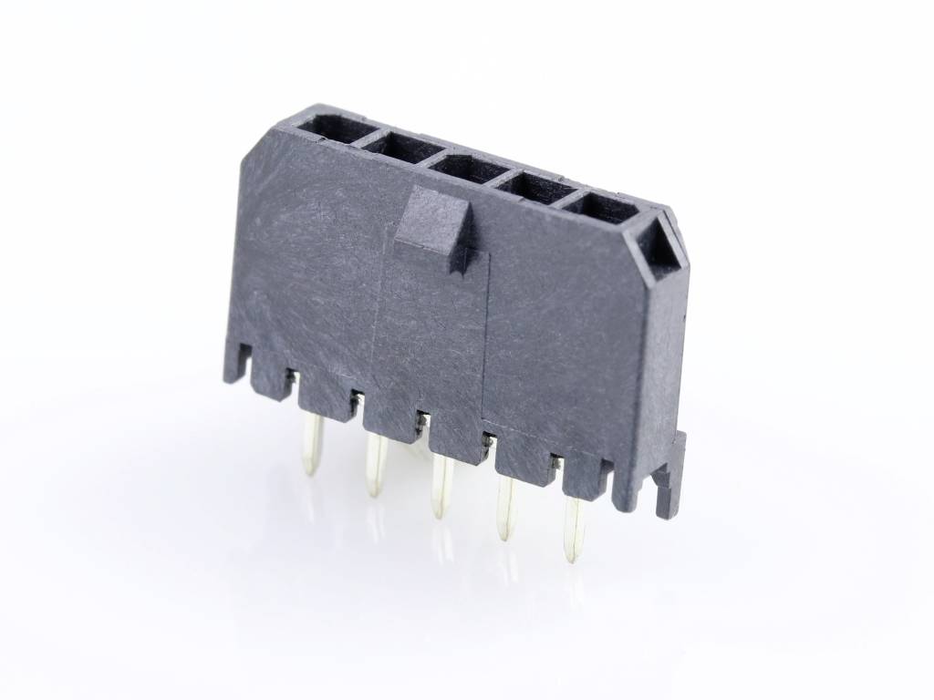 Molex Barrette mâle encastrable (standard) Nbr total de pôles 5 Pas: 3 mm 436500527 Tray
