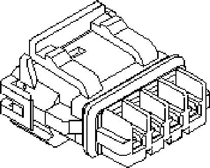 Molex Boîtier femelle pour câble Nbr total de pôles 2 Pas: 5 mm 521170241 Tray