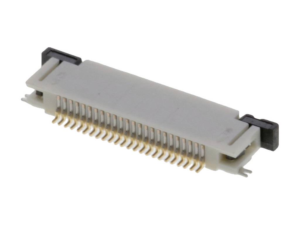 Molex Port FFC/FPC Nbr total de pôles 24 Pas: 0.5 mm 524352471 1000 pc(s) Tape on Full reel