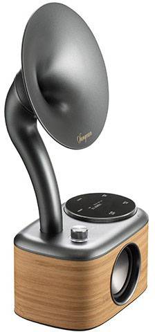 Sangean CP-100D Gramophone Radio de table DAB+, FM AUX, Bluetooth, USB écran tactile, rechargeable bois