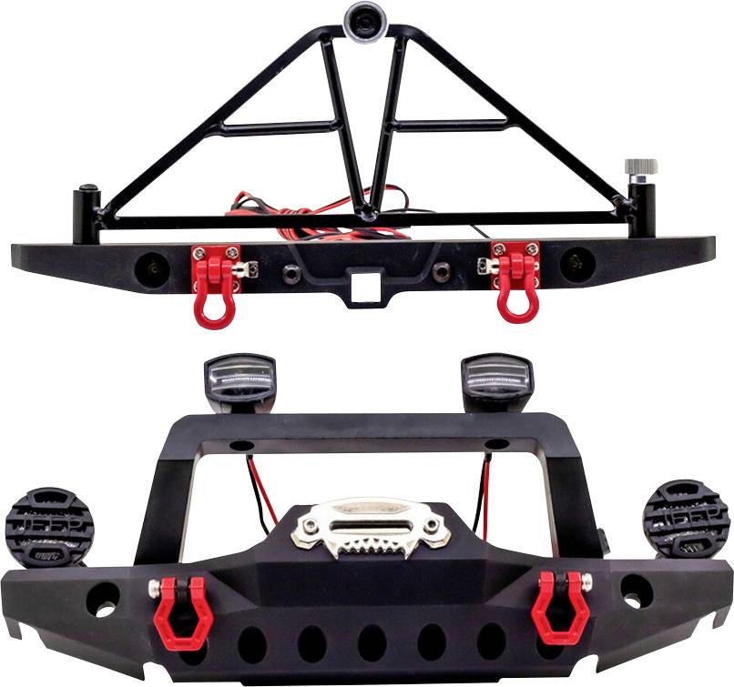 Absima 2320122 Pièce de tuning Jeu de tiges métalliques v/h pour échelle 1:10