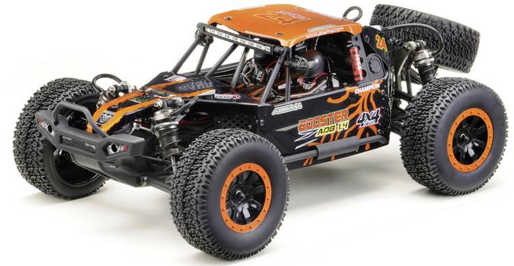Absima Desert Rock Racer ADB1.4 orange, noir brushed 1:10 Auto RC électrique Rock Racer 4 roues motrices (4WD) prêt à fonctionner