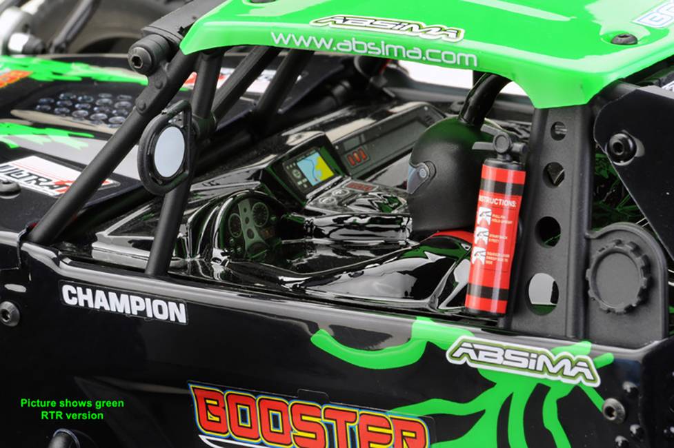 Absima Desert Rock Racer ADB1.4 orange, noir brushed 1:10 Auto RC électrique Rock Racer 4 roues motrices (4WD) prêt à fonctionner