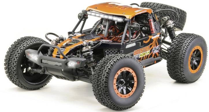 Absima Desert Rock Racer ADB1.4 orange, noir brushed 1:10 Auto RC électrique Rock Racer 4 roues motrices (4WD) prêt à fonctionner