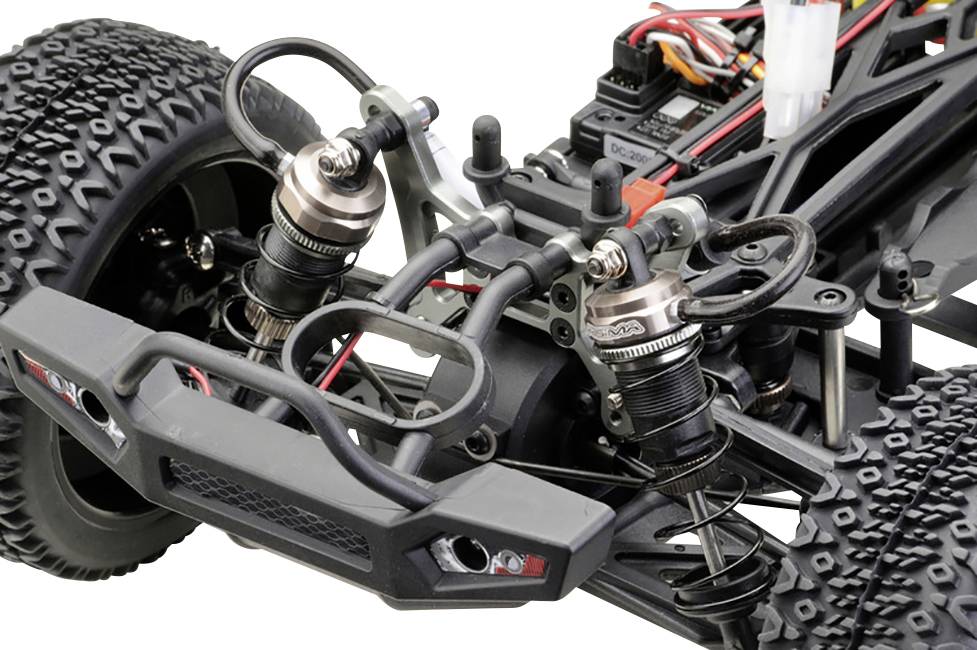 Absima Desert Rock Racer ADB1.4 orange, noir brushed 1:10 Auto RC électrique Rock Racer 4 roues motrices (4WD) prêt à fonctionner