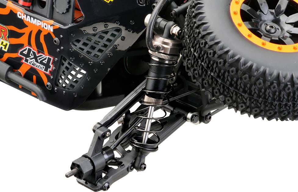 Absima Desert Rock Racer ADB1.4 orange, noir brushed 1:10 Auto RC électrique Rock Racer 4 roues motrices (4WD) prêt à fonctionner