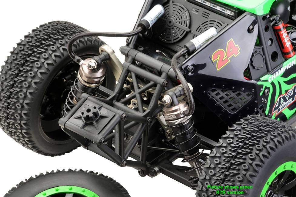 Absima Desert Rock Racer ADB1.4 orange, noir brushed 1:10 Auto RC électrique Rock Racer 4 roues motrices (4WD) prêt à fonctionner