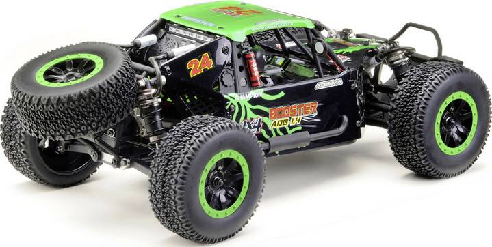 Absima Desert Rock Racer ADB1.4 vert, noir brushed 1:10 Auto RC électrique Rock Racer 4 roues motrices (4WD) prêt à fonctionner