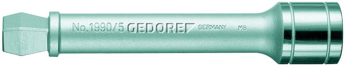 Un embout d'outil turquoise et métallique de Gedore, numéro de modèle 1990 V5, portant l'inscription 'Germany' et 'MB'.