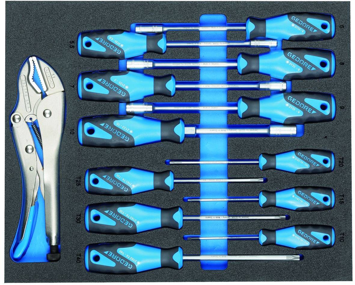 Gedore TS CT2-2133-2163TX 2957469 Jeu d'outils
