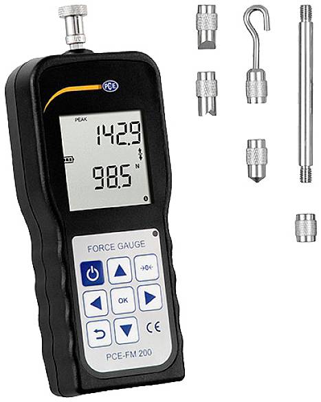 PCE Instruments PCE-FM 200 Dynamomètre d'usine (sans certificat)