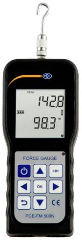 PCE Instruments PCE-FM 500N Dynamomètre d'usine (sans certificat)