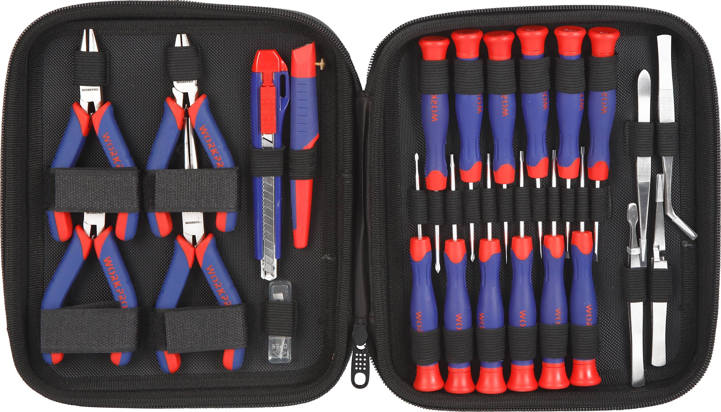 WorkPro W009095WE Jeu d'outils 27 pièces