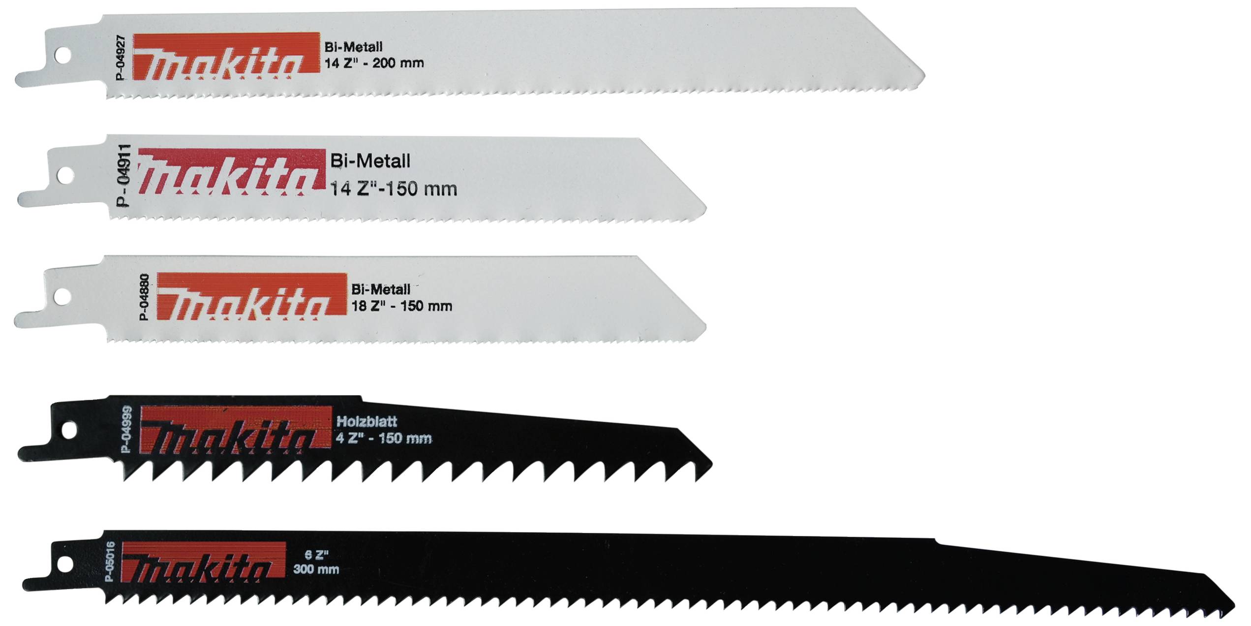 Makita P-83945 Jeu de lames de scie à métaux P-83945 Longueur lame de scie 835 mm 1 pc(s)