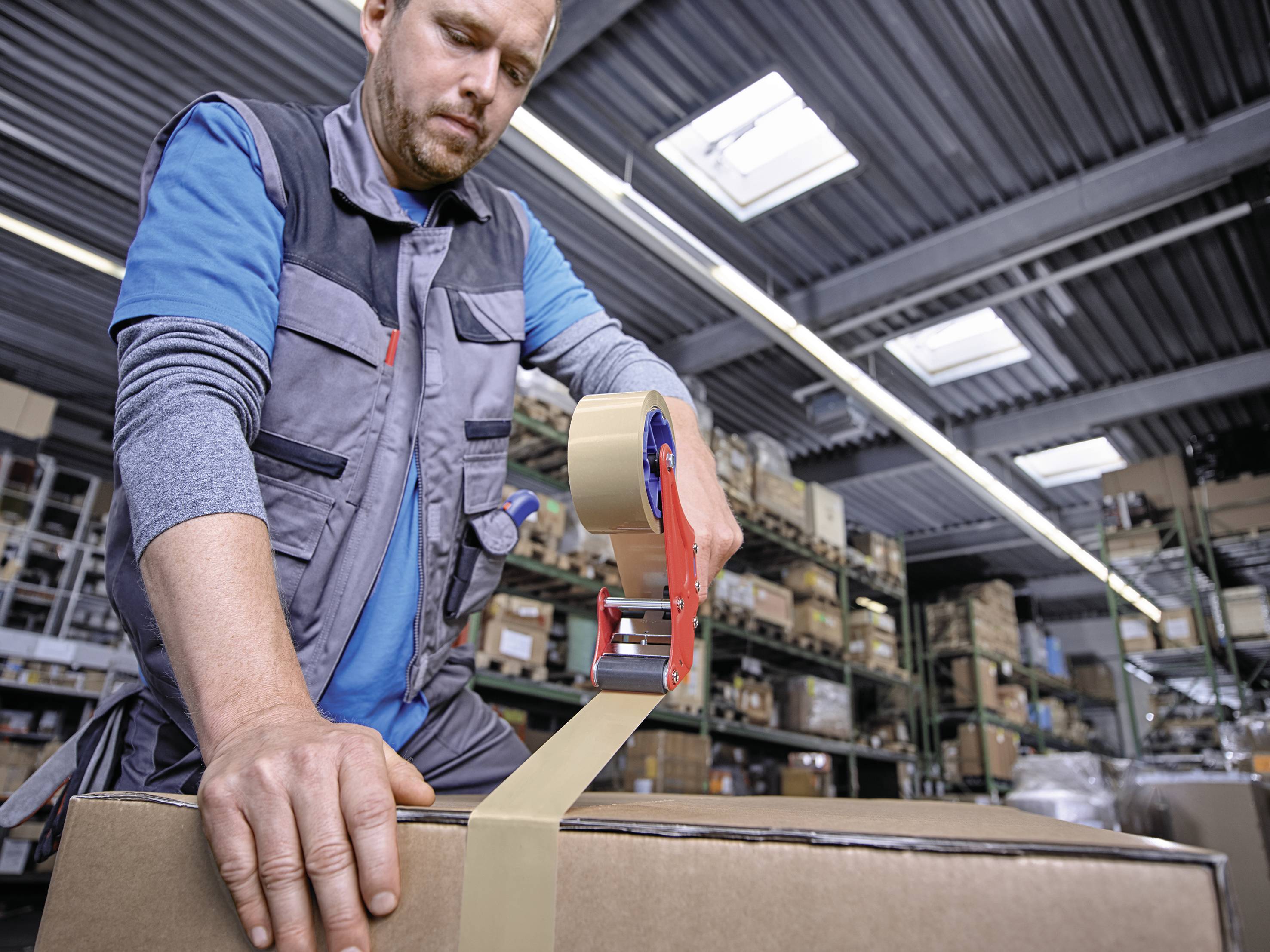 tesa ULTRA STRONG 57177 Ruban adhésif d'emballage marron (L x l) 66 m x 50 mm 6 pc(s)