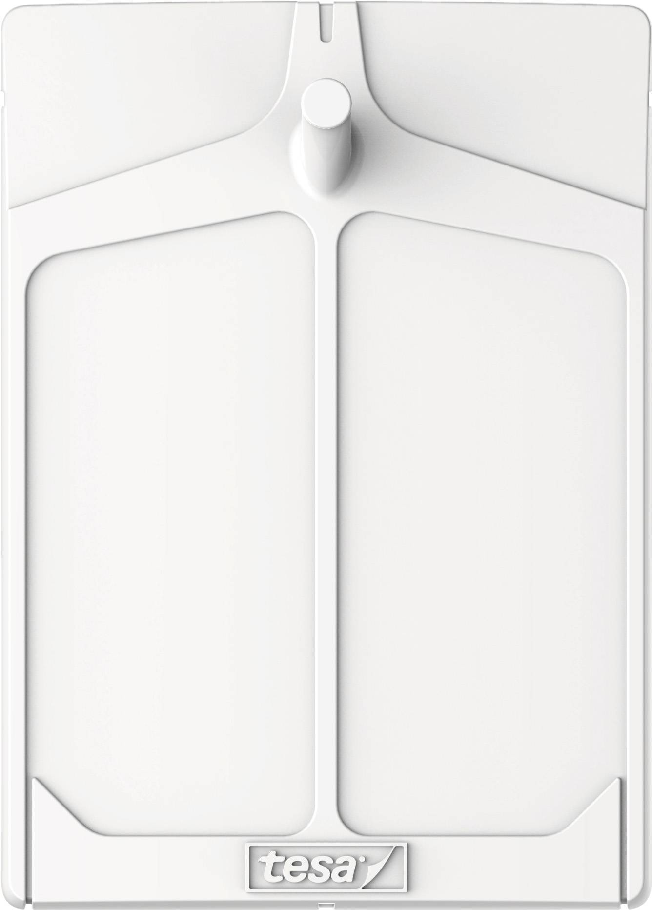 Un interrupteur blanc sur un mur gris.