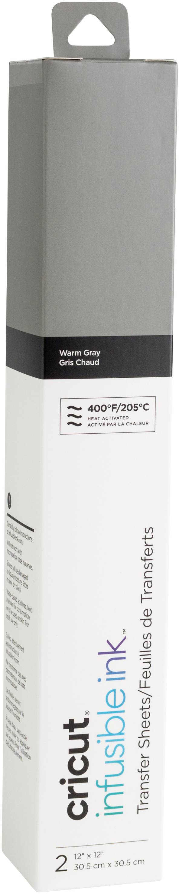 Cricut Infusible Ink Transfer Sheets Feuilles de transfert gris