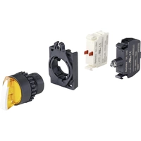 TRU COMPONENTS TC-9860176 S2SRN-L3AY Sélecteur levier jaune 1 x 90 ° TRU COMPONENTS TC-9860176 S2SRN-L3AY Sélecteur levier jaune 1 x 90 °