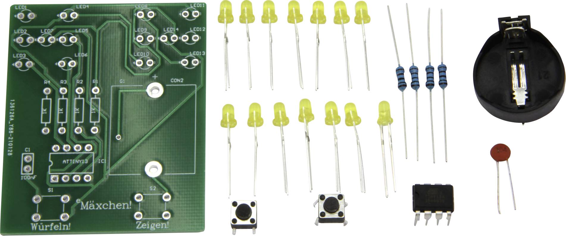 Sol Expert 76400 Mäxchen Kit de soudure LED Modèle (kit/module): kit à monter