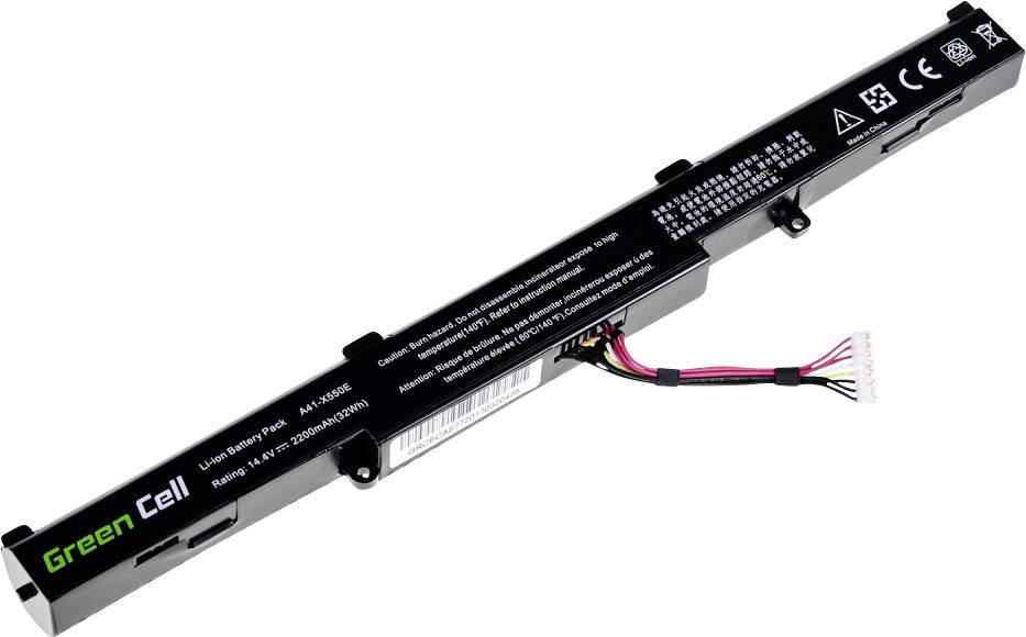 Green Cell Batterie d'ordinateur portable A41-X550E 14.4 V 2200 mAh Asus