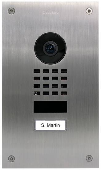 DoorBird D1101UV Upgrade Interphone vidéo IP Ethernet Station extérieure acier inoxydable V4A (brossé)