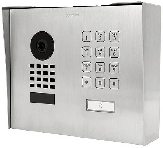 DoorBird D1101KH Modern Interphone vidéo IP Ethernet Station extérieure acier inoxydable V4A (brossé)
