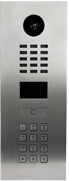 DoorBird D2101KV Interphone vidéo IP Ethernet Station extérieure acier inoxydable V2A (brossé)