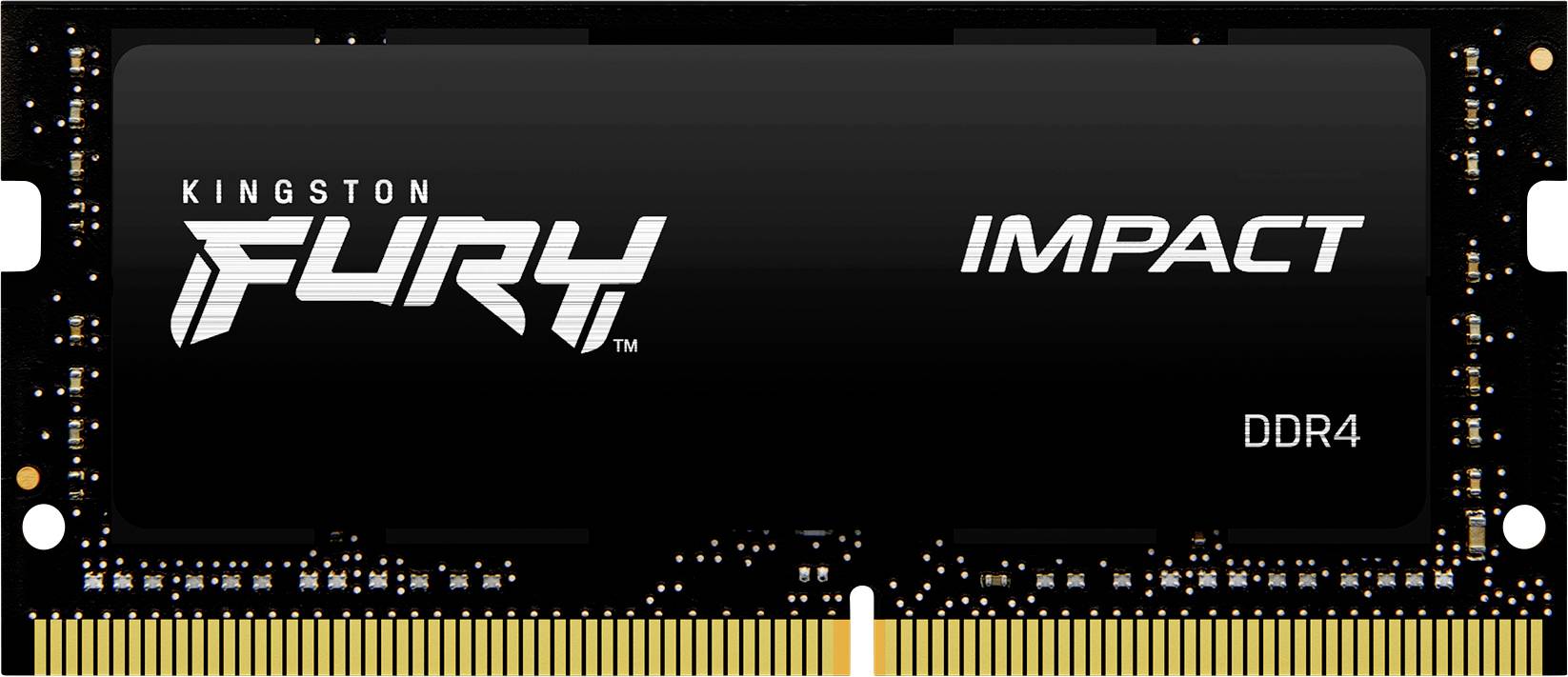 Module mémoire pour PC portable Kingston FURY Impact DDR4 16 GB 1 x 16 GB 2666 MHz SO-DIMM 204 broches CL15 KF426S15IB1/16