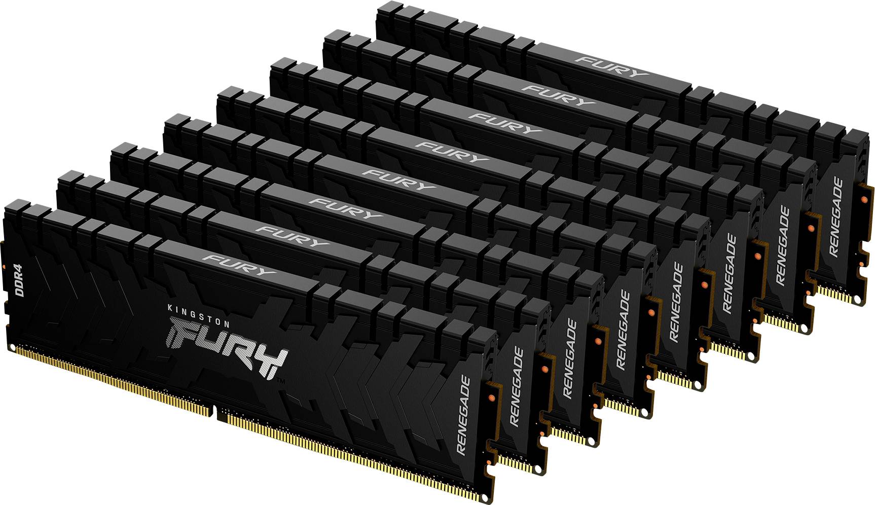 Kingston FURY Renegade Mémoire pour PC DDR4 256 GB 8 x 32 GB 3200 MHz DIMM 288 broches CL16 KF432C16RBK8/256